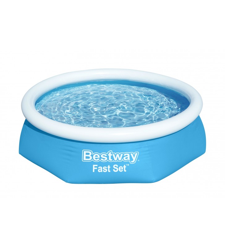 Bestway Fast Set 57450 piscine supraterane Piscină gonflabilă/cu cadru Rotundă Albastru, Alb