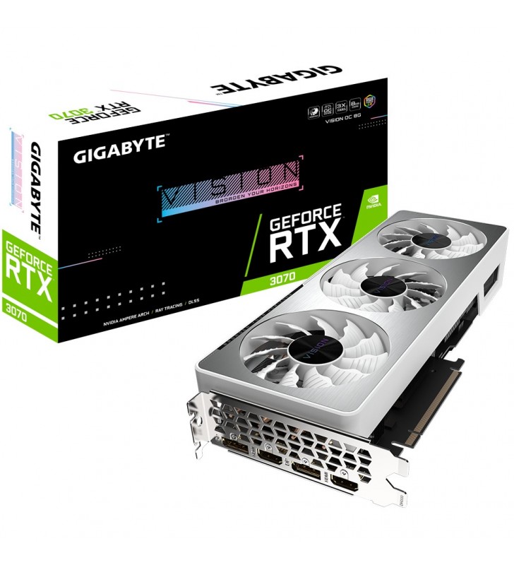 Gigabyte GeForce RTX 3070 VISION OC 8G (rev. 2.0) NVIDIA 8 Giga Bites GDDR6