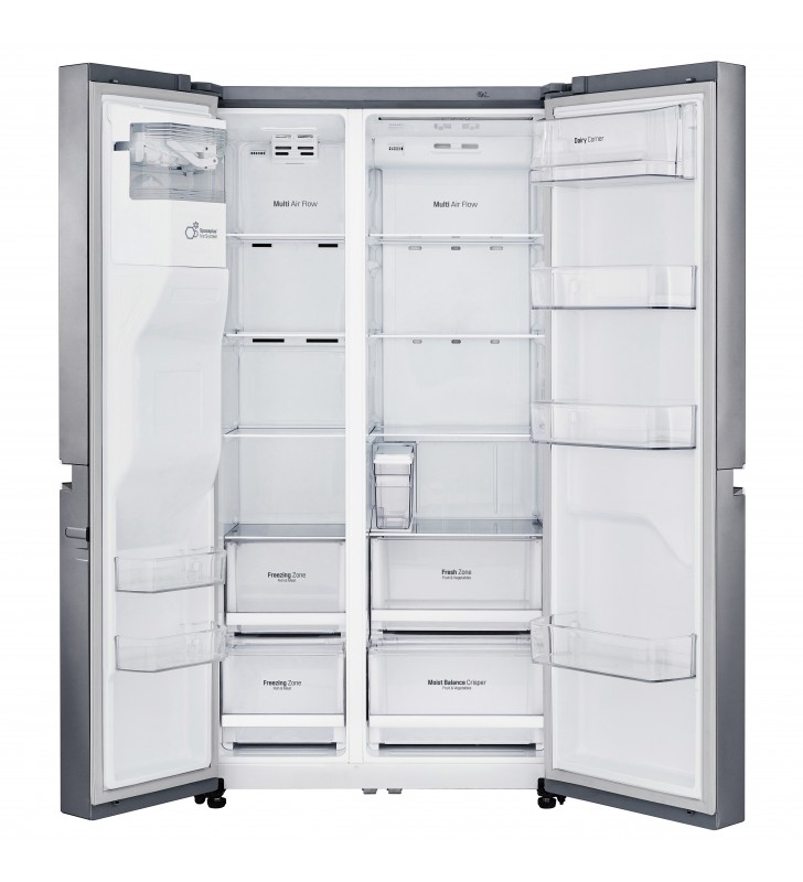 LG GSL461ICEE frigidere cu unități alipite (side by side) De sine stătător 601 L E Din oţel inoxidabil