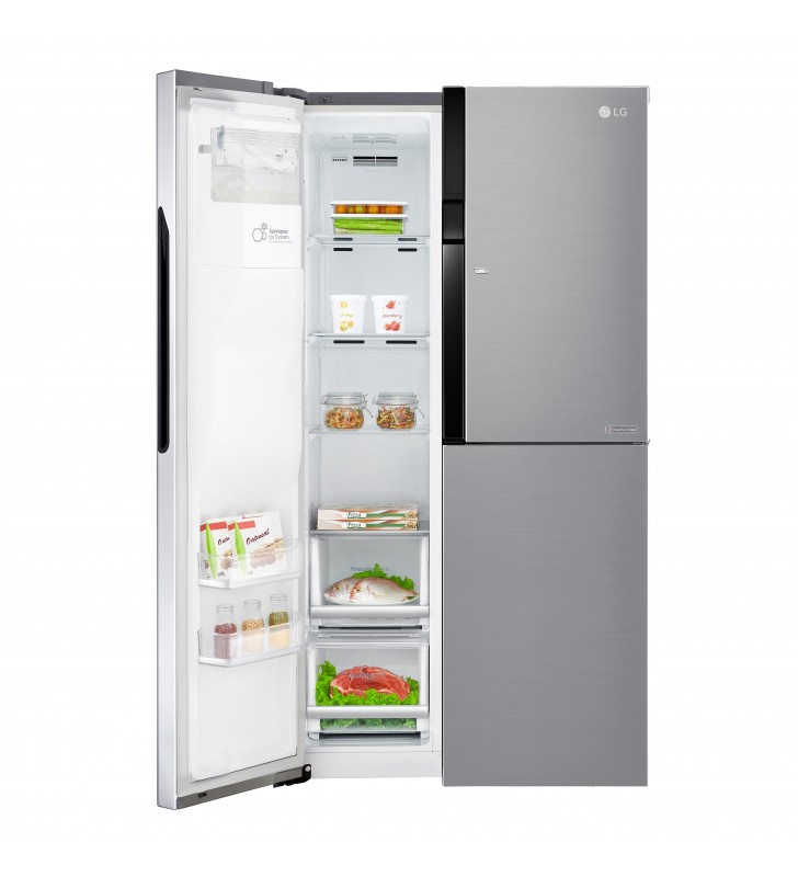 LG GSJ561PZUZ frigidere cu unități alipite (side by side) De sine stătător 591 L F Din oţel inoxidabil