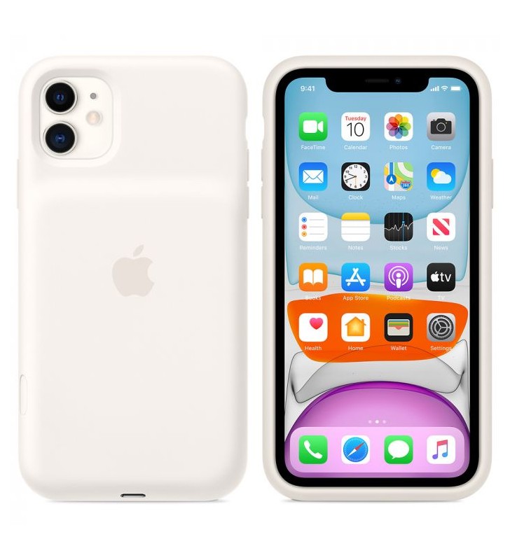 IPHONE11 SMART BATTERY CASE/WITH WIRELESS CHARGING - WHITE IN