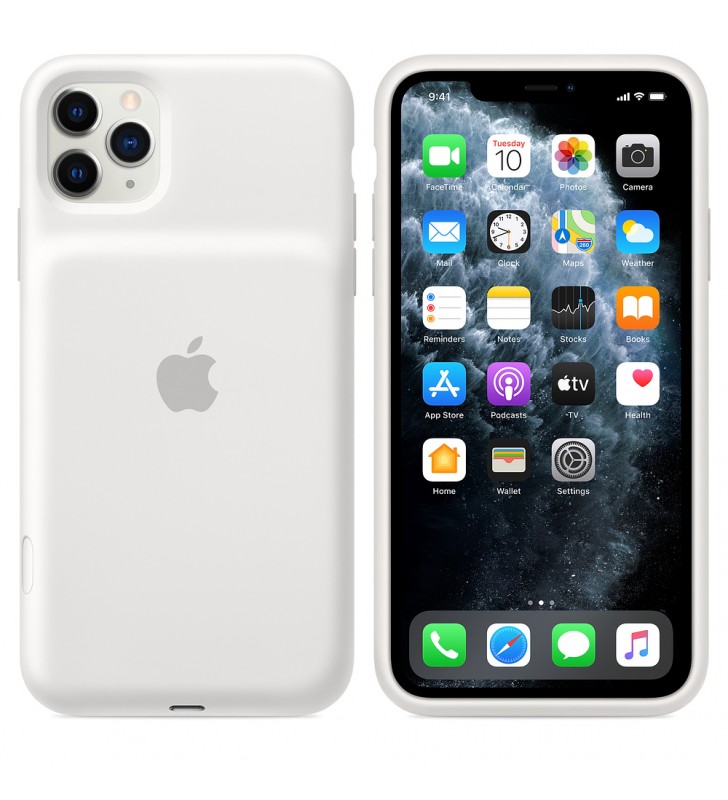 Apple Husa cu acumulator Apple Smarbt Battery Case pentru iPhone 11 Pro Max - Alba