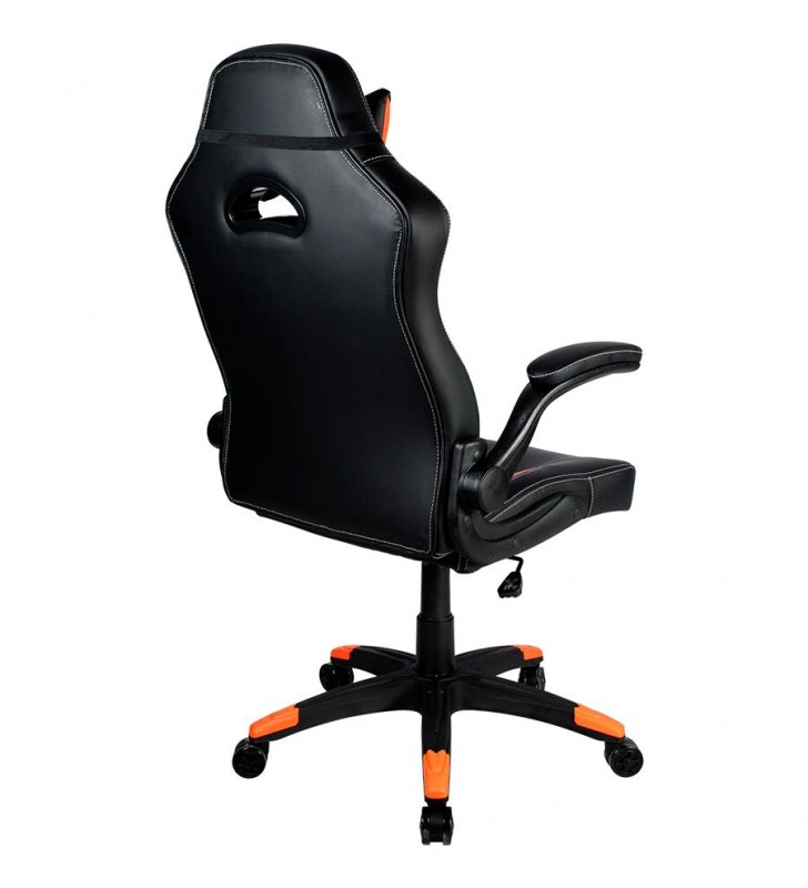 Gaming chair, PU leather, Original and Reprocess foam, Wood Frame, Butterfly mechanism, up and down armrest, Class 4 gas lift, N