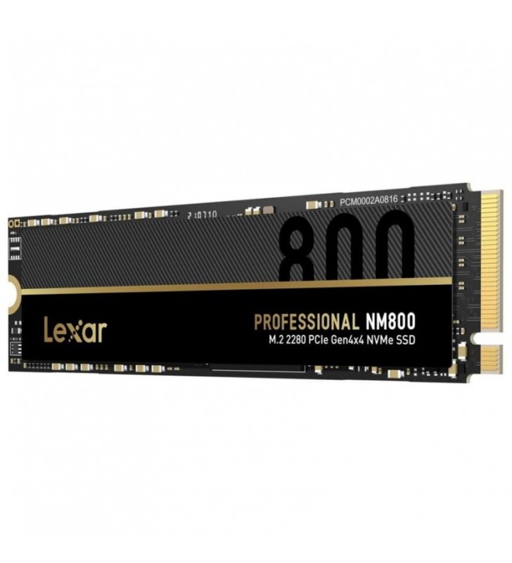 Lexar Professional 1TB NM800 M.2 2280 PCIe Gen4x4 NVMe Internal SSD, Solid State Drive, Up To 7400MB/s Read, for Gamers and Creative Professionals (LNM800X001T-RNNNG)