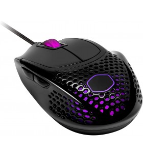 Cooler Master MM720 RGB-LED Wired Gaming Mouse - Ultra Light 50g, 16000 DPI Optical Sensor, 70 Million Click Micro Switches, Smooth Glide PTFE Feet, Glossy Black