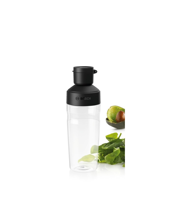 Bosch MMZV0BT1 sticle pentru băuturi Utilizare zilnică 500 ml Tritan Negru, Transparente