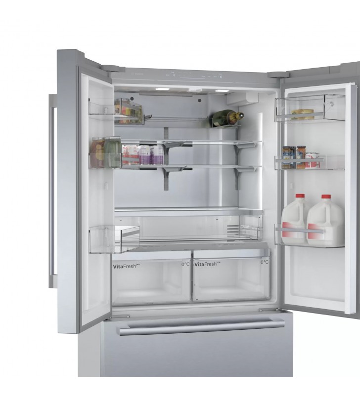 Bosch KFF96PIEP frigidere cu unități alipite (side by side) De sine stătător 573 L E Din oţel inoxidabil