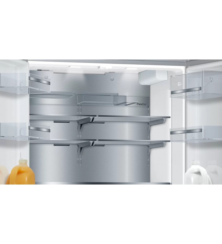 Bosch KFF96PIEP frigidere cu unități alipite (side by side) De sine stătător 573 L E Din oţel inoxidabil