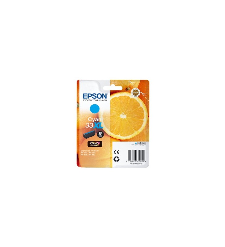 Epson Oranges C13T33624010 cartușe cu cerneală Original Cyan 1 buc.