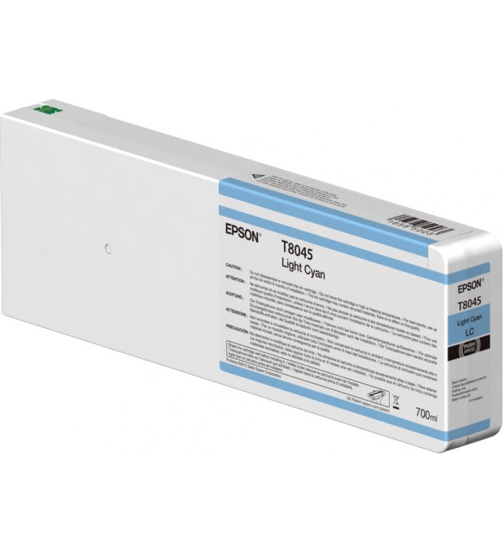 Epson Singlepack Light Cyan T804500 UltraChrome HDX/HD 700ml