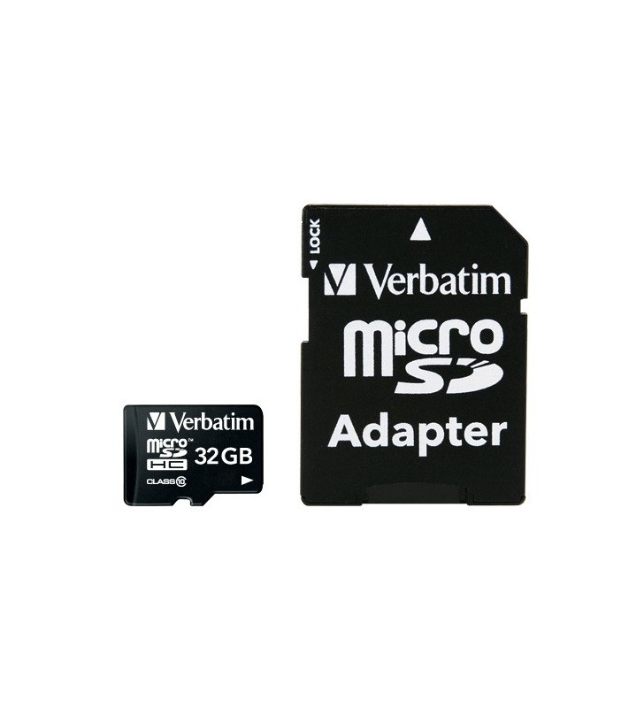 Verbatim Premium memorii flash 32 Giga Bites MicroSDHC Clasa 10