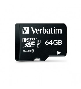 Verbatim Pro memorii flash 64 Giga Bites MicroSDXC Clasa 10 UHS