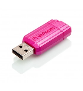 Verbatim Store 'n' Go PinStripe memorii flash USB 16 Giga Bites USB Tip-A 2.0 Roz