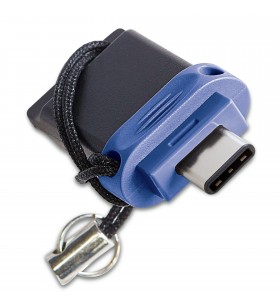 Verbatim 49966 memorii flash USB 32 Giga Bites USB Type-A / USB Type-C 3.2 Gen 1 (3.1 Gen 1) Negru, Albastru, Argint