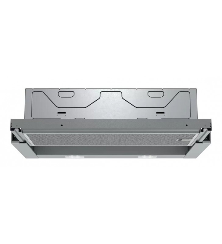 Siemens iQ100 LI64LA521 hote de bucătărie Semiîncastrat (scoatere) Metalic, Argint 389 m³/h B