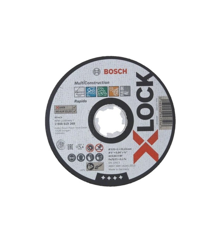 Bosch X-LOCK MULTI CONSTRUCTION Disc tăiere