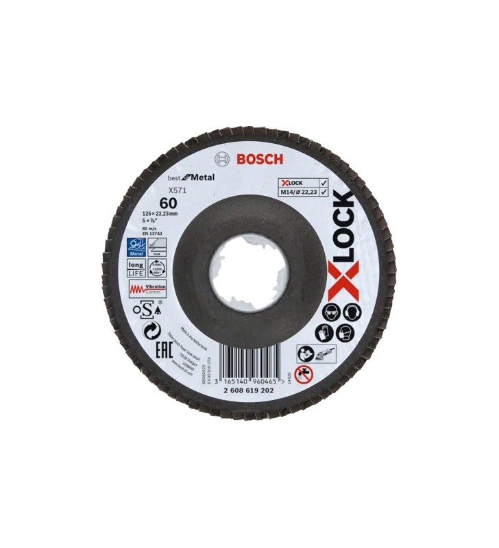 Bosch X-LOCK X571 BEST FOR METAL Disc de ascuțit