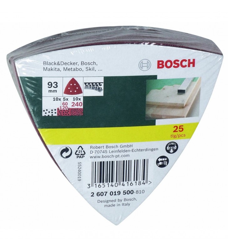 Bosch 2 607 019 500 accesoriu mașină de sablat 25 buc.