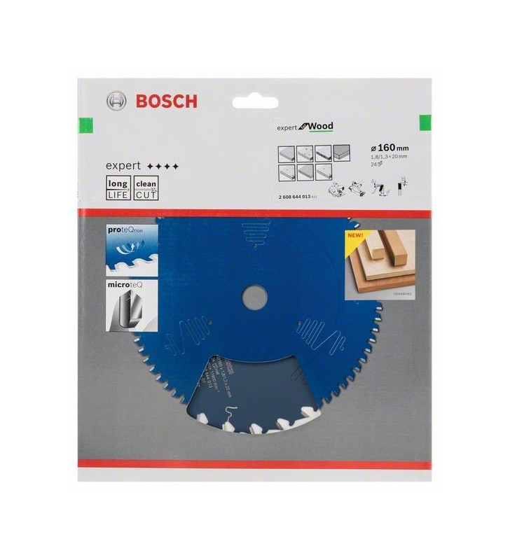 Bosch 2 608 644 013 lame pentru ferăstraie circulare 16 cm 1 buc.