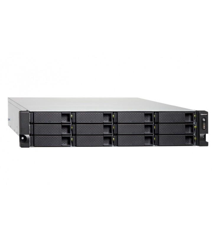 QNAP TS-1283XU-RP E-2124 Ethernet LAN Cabinet metalic (2U) Negru NAS
