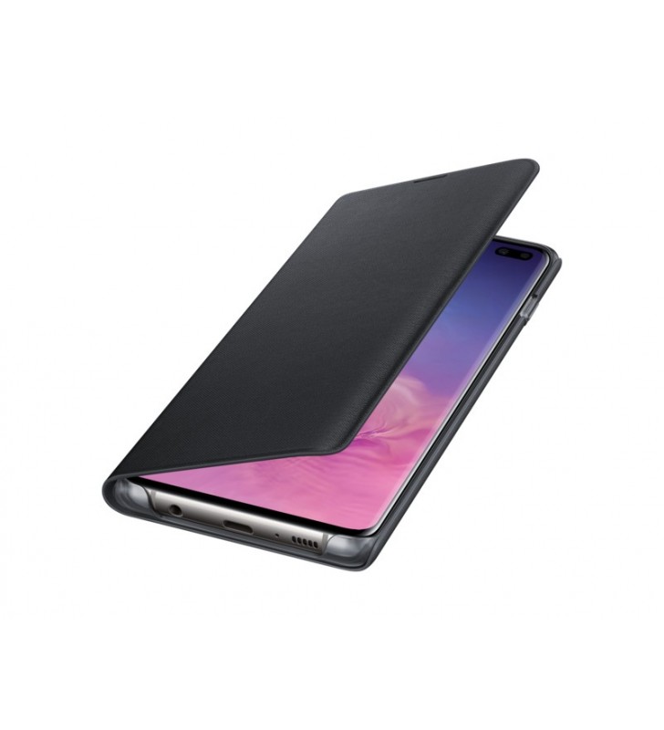Samsung EF-NG975 carcasă pentru telefon mobil 16,3 cm (6.4") Carcasă tip flip Negru