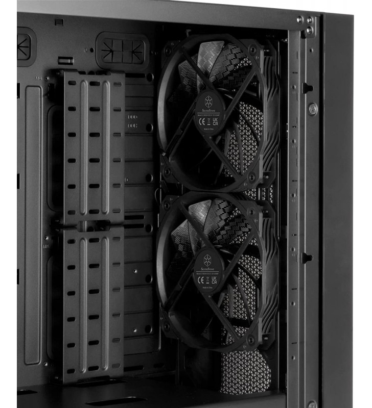 Silverstone SETA H1 - Mid Tower Case with Perforated Mesh Front Panel, Steel Chassis and ARGB Lighting, SST-SEH1B-G