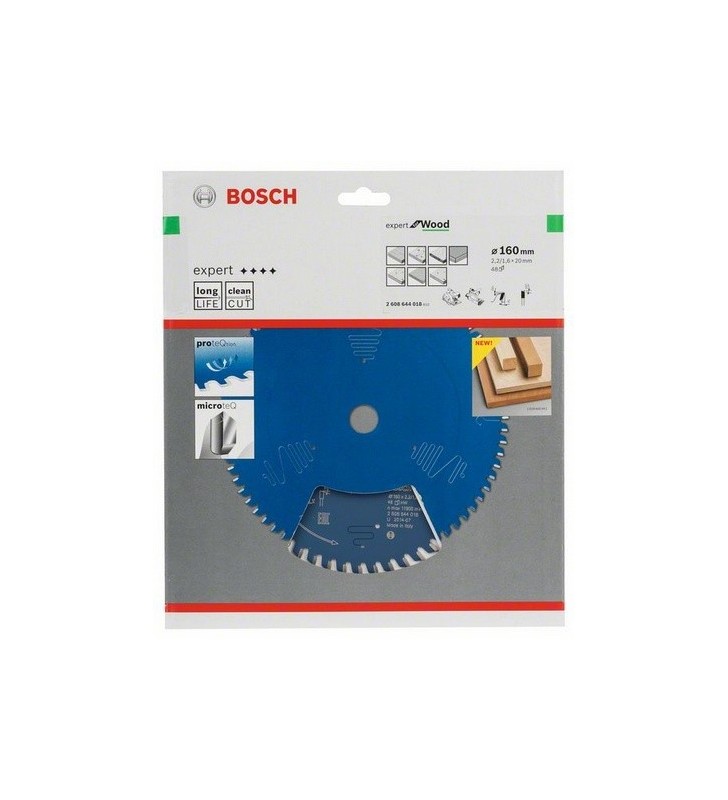 Bosch 2608644018 lame pentru ferăstraie circulare 16 cm