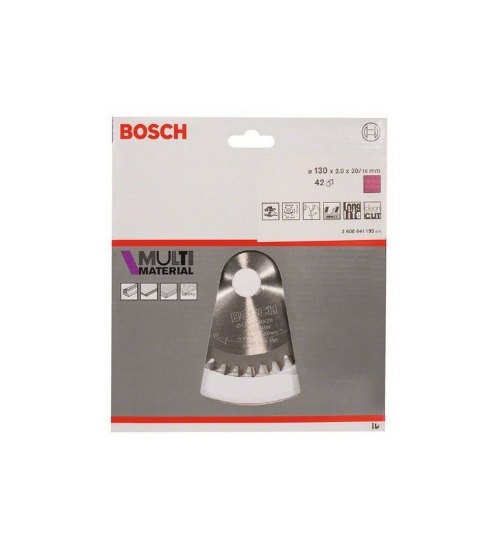 Bosch 2 608 641 195 lame pentru ferăstraie circulare 13 cm 1 buc.