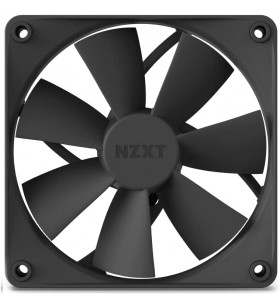 NZXT F120Q Silent Airflow Fans - RF-Q12SF-B1 - Increase Air Volume - Quiet Operation - Long Term Durability - 120mm Single Fan Pack - Black