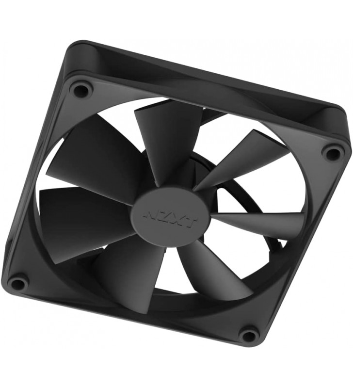 NZXT F140P Static Pressure Fans - RF-P14SF-B1 - Constant Pressure - Powerful Cooling - Long Life - 140mm Single Fan Pack - Black