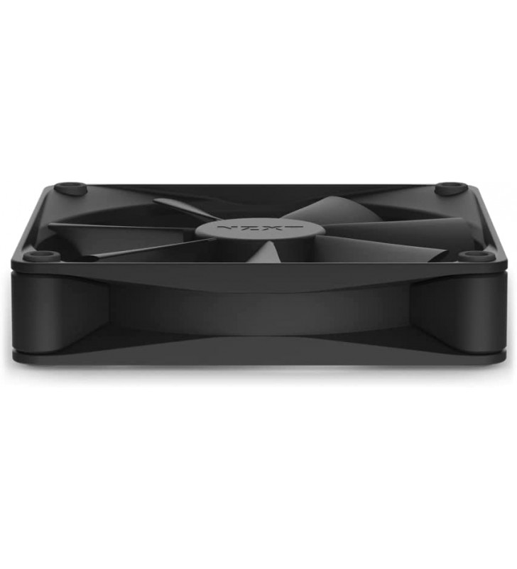 NZXT F140P Static Pressure Fans - RF-P14SF-B1 - Constant Pressure - Powerful Cooling - Long Life - 140mm Single Fan Pack - Black