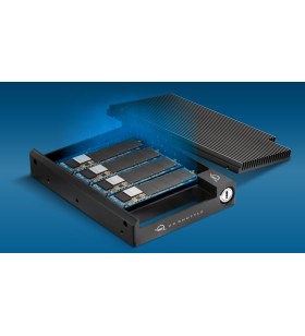 OWC U2 Shuttle World’s first U.2 carrier for 3.5-inch drive bays that combines up to four NVMe M.2 SSDs into a swappable, high capacity RAID-ready storage solution