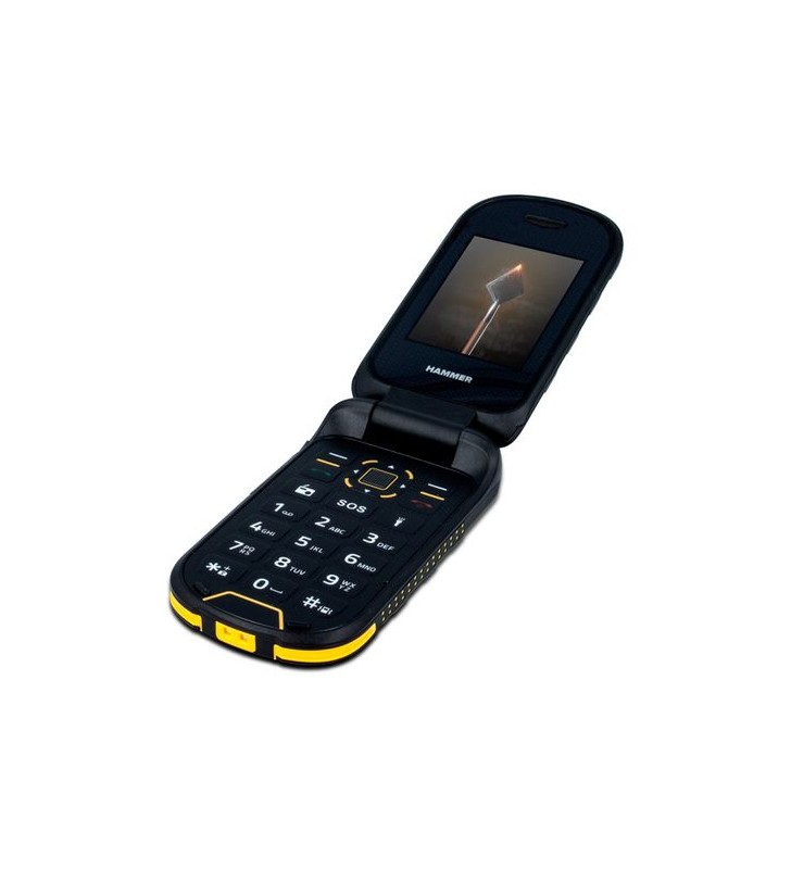 Hammer Bow+ DS Black 3G/2.4"+1.44"/2MP/1200mAh - Flip phone Rugged