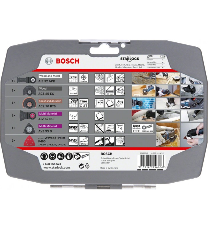 Bosch 2 608 664 624 accesoriu pentru unelte multifuncționale Set pale