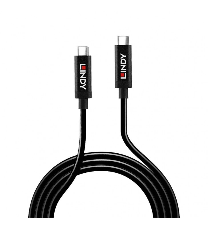 Lindy 43348 cabluri USB 3 m USB 3.2 Gen 2 (3.1 Gen 2) USB C Negru