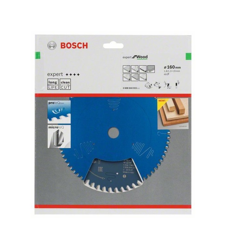 Bosch 2 608 644 015 lame pentru ferăstraie circulare 16 cm 1 buc.