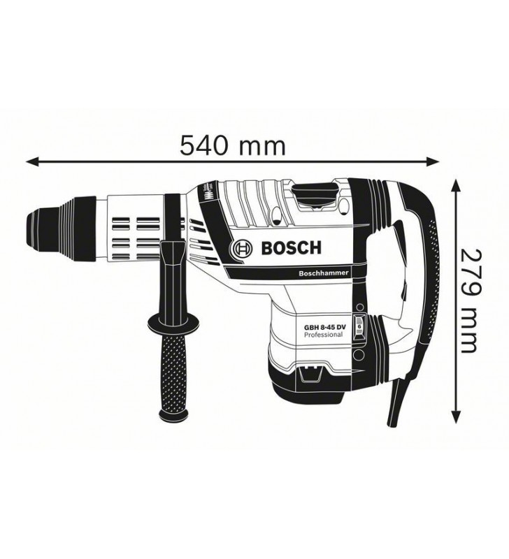 Bosch 0 611 265 000 ciocane rotopercutoare 1500 W 305 RPM