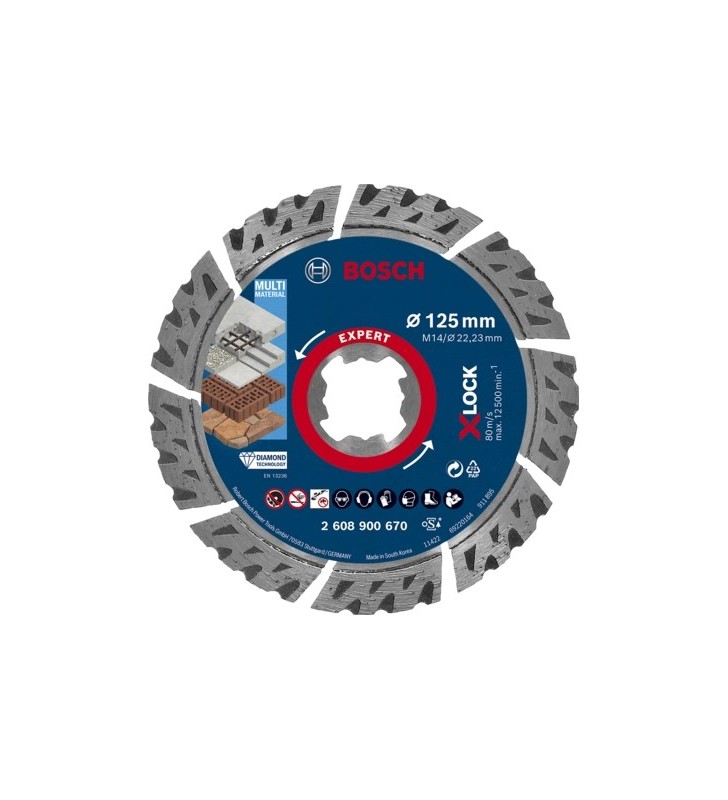 Bosch EXPERT MULTIMATERIAL X-LOCK Disc tăiere