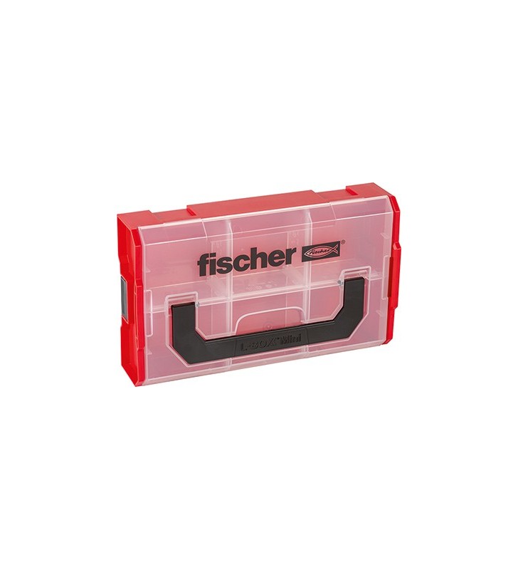 Fisher-Price FIXtainer Cutie depozitare Dreptunghiulare Negru, Roşu, Transparente