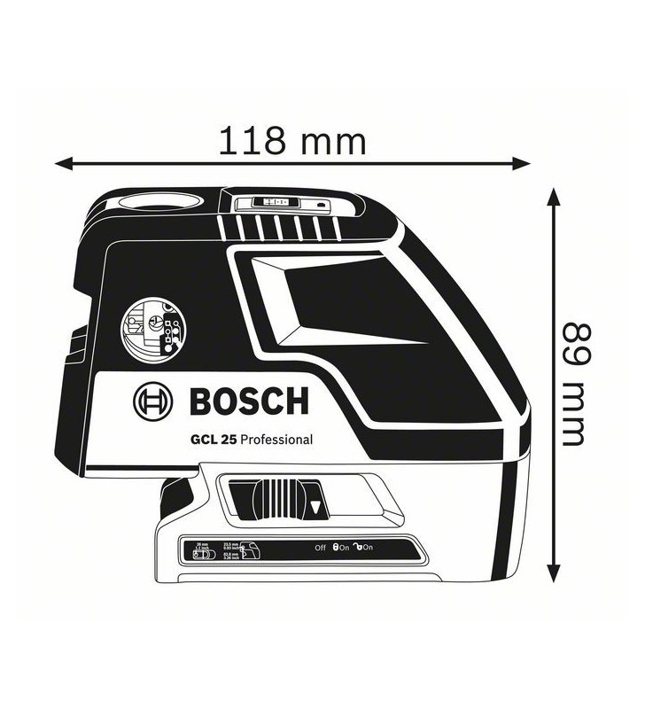Bosch 0 601 066 B00 nivele cu laser Nivelă cu puncte 635 nm ( 1 mW)
