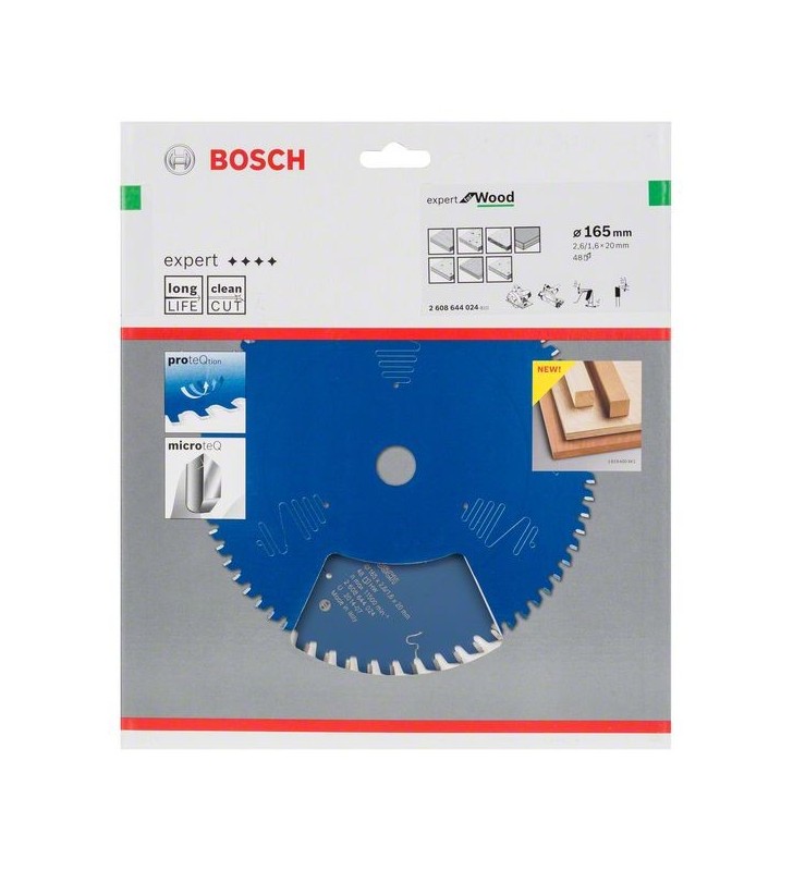 Bosch 2 608 644 024 lame pentru ferăstraie circulare 16,5 cm 1 buc.