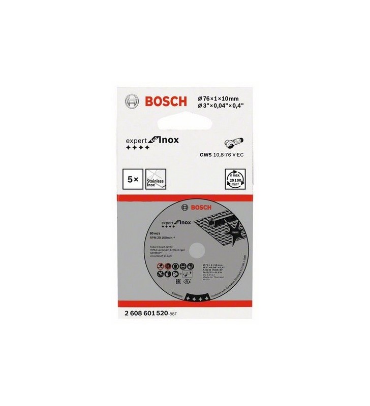 Bosch 2 608 601 520 accesoriu pentru polizoare unghiulare Disc tăiere