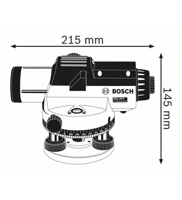 Bosch 0 601 068 400 telemetre 20x 0,3 - 60 m