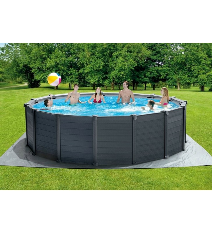 Intex Graphite Panel Pool 478x124cm