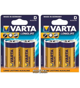 Battery Varta Longlife D BLI 4 Alkaline