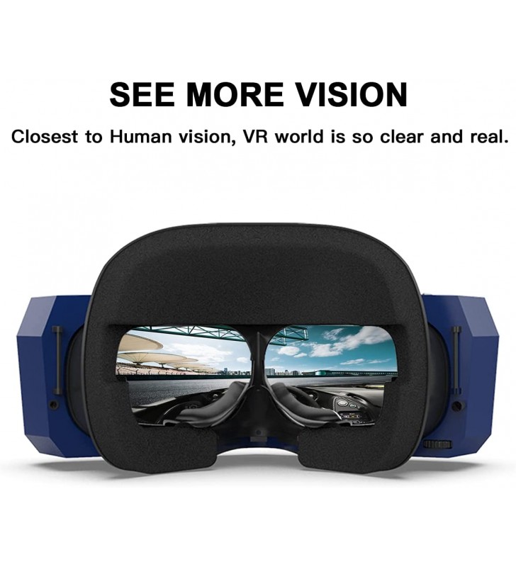 Pimax Vision 8K X VR Headset with Two Native 4K CLPL Displays, 200 Degree Field of View, Fast Switched Gaming RGB Pixel Matrix Panels for PC VR Glasses, Steam VR Game Videos, Deluxe Audio Strap