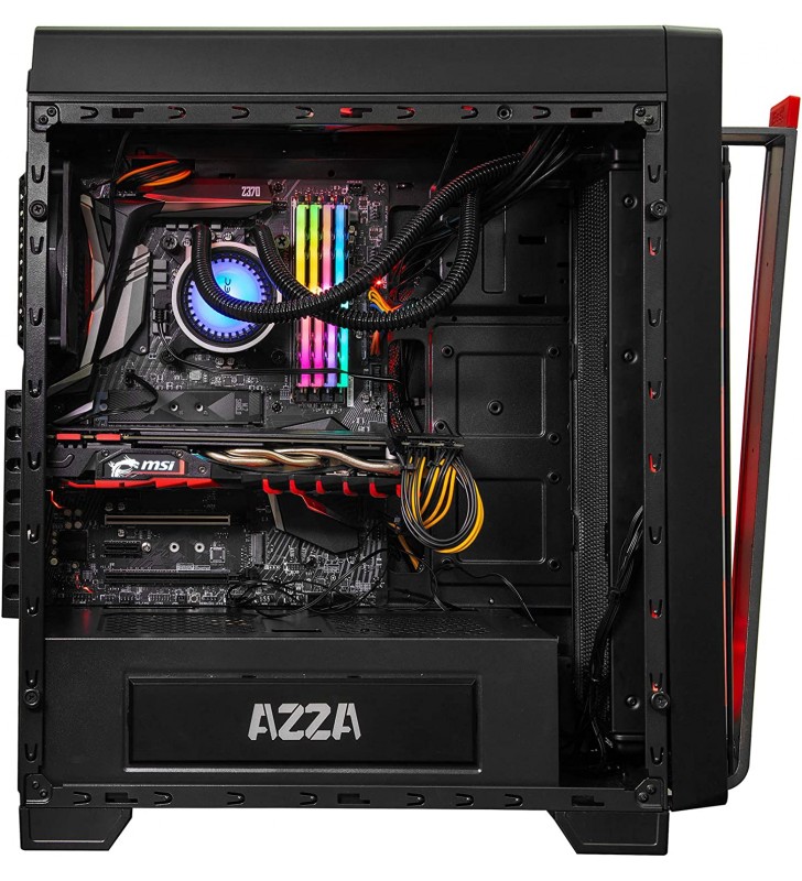 Azza CSAZ-270 - Obsidian Case with Digital RGB Fans