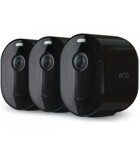Arlo Pro 4 Spotlight Camera - 3-Camera Kit - Black