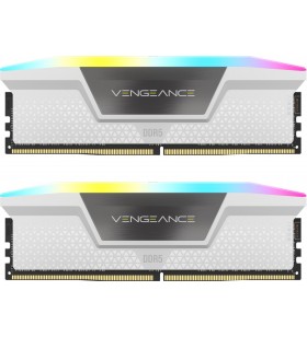 Corsair Vengeance RGB weiß DIMM Kit 32GB, DDR5-5200, CL40-40-40-77, on-die ECC