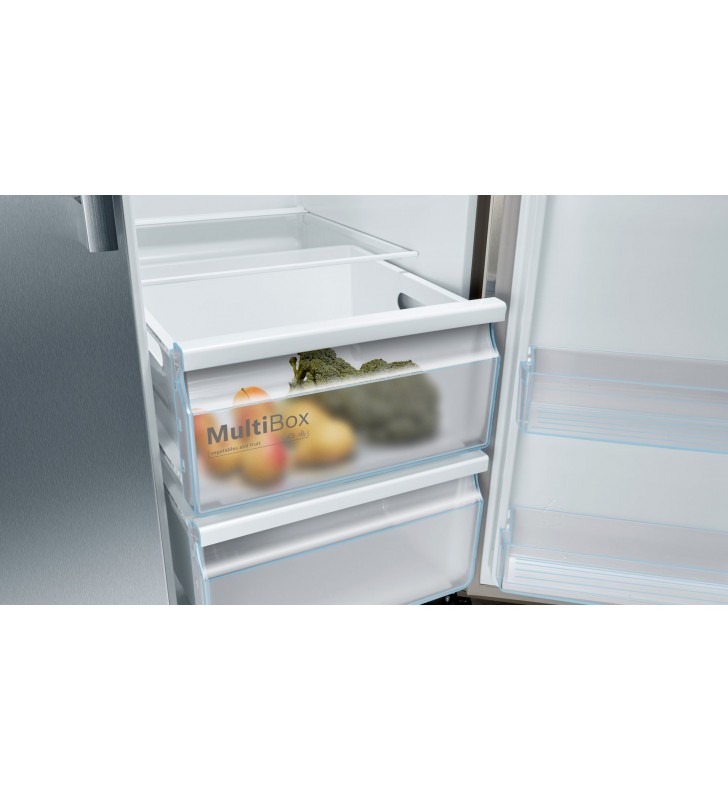 Bosch Serie 4 KAN93VIFP frigidere cu unități alipite (side by side) De sine stătător 580 L F Din oţel inoxidabil